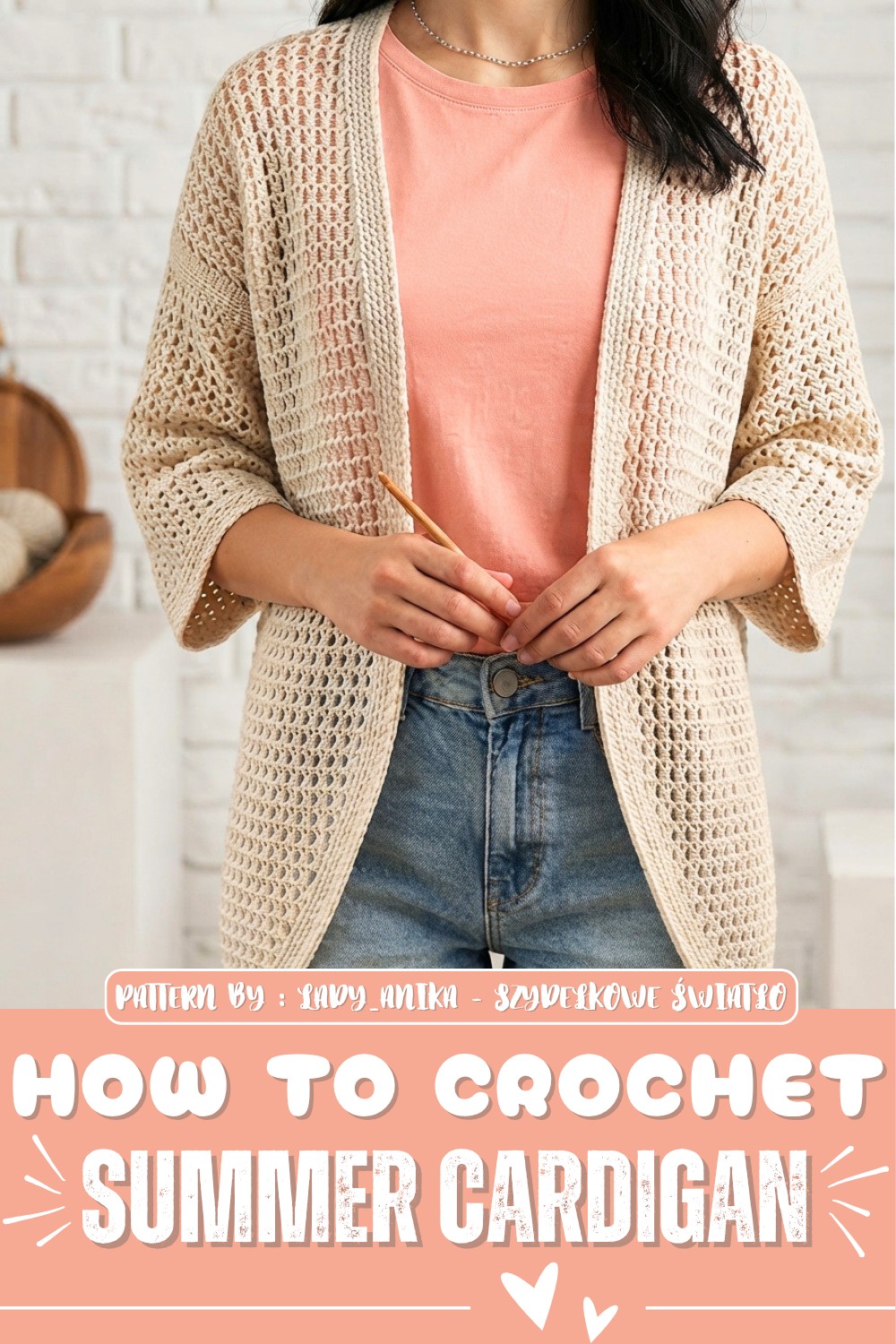 How To Crochet Summer Cardigan Pattern