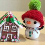 Mini Gingerbread House Polymer Clay Collaboration Tutorial 1