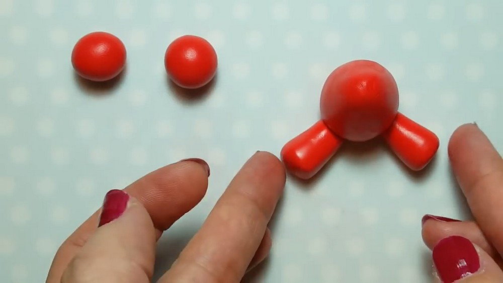 DIY Polymer Clay Santa Claus 3