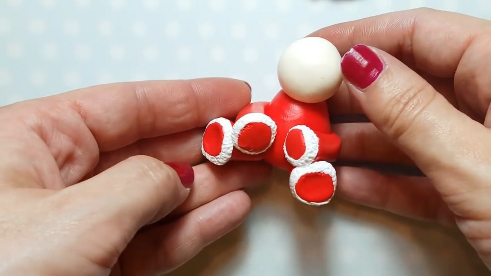 DIY Polymer Clay Santa Claus 5