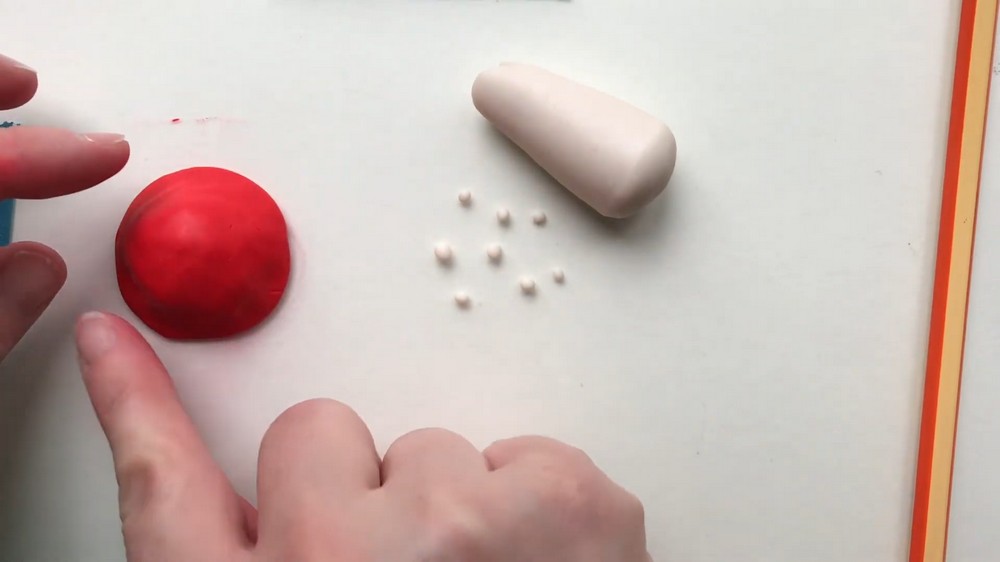 DIY Polymer Clay Mushroom Pattern 3
