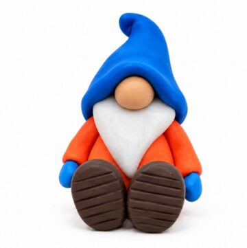 DIY Polymer Clay Christmas Gnome Pattern 6