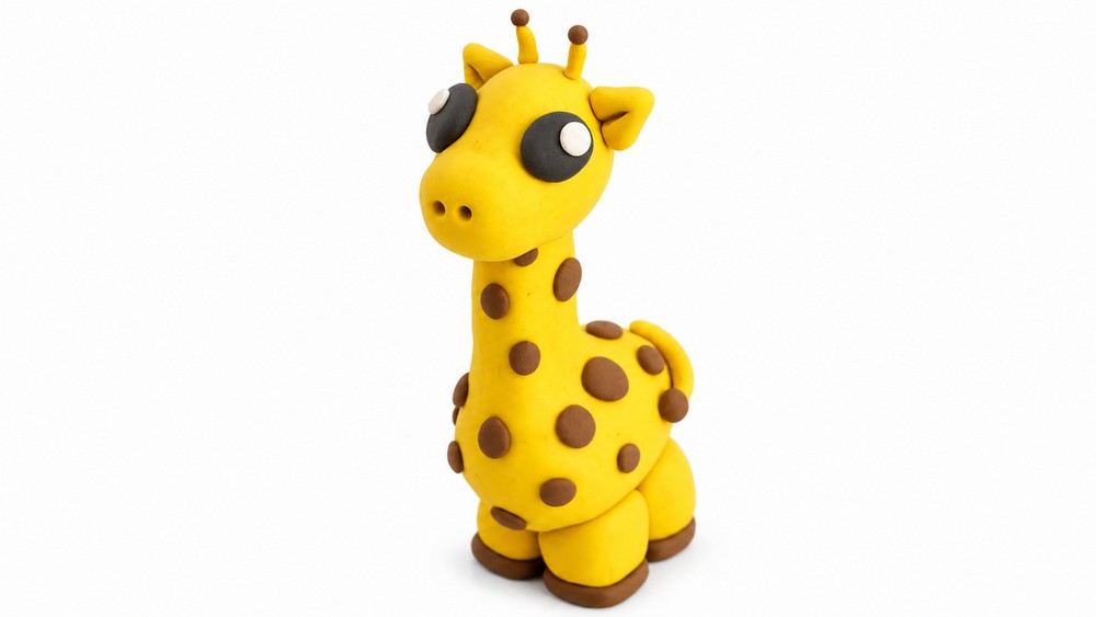 DIY Polymer Clay Giraffe Tutorial 6