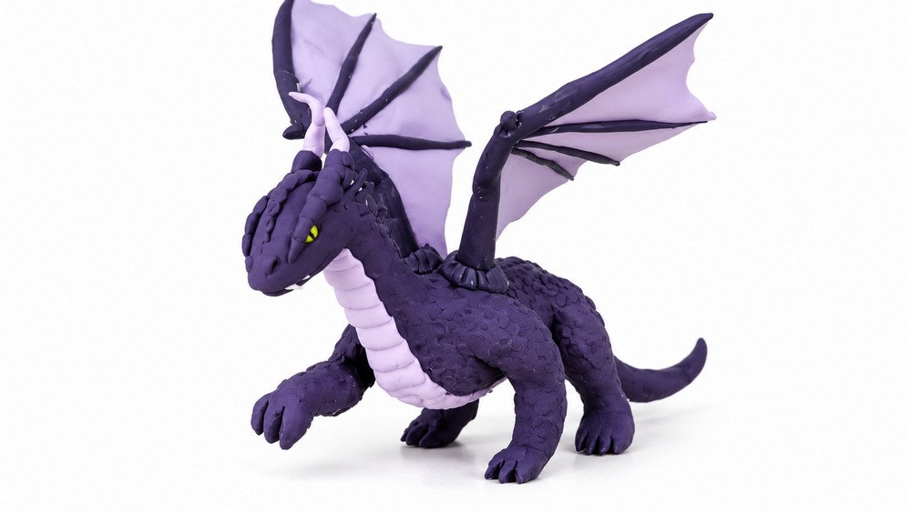 DIY Polymer Clay Dragon Tutorial 6