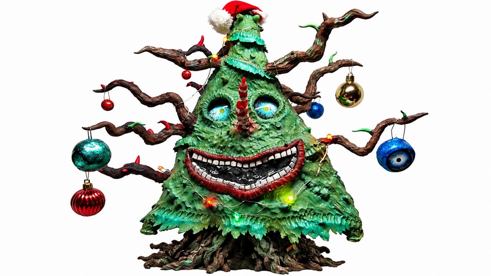 DIY Polymer Clay Monster Christmas Tree Pattern 6