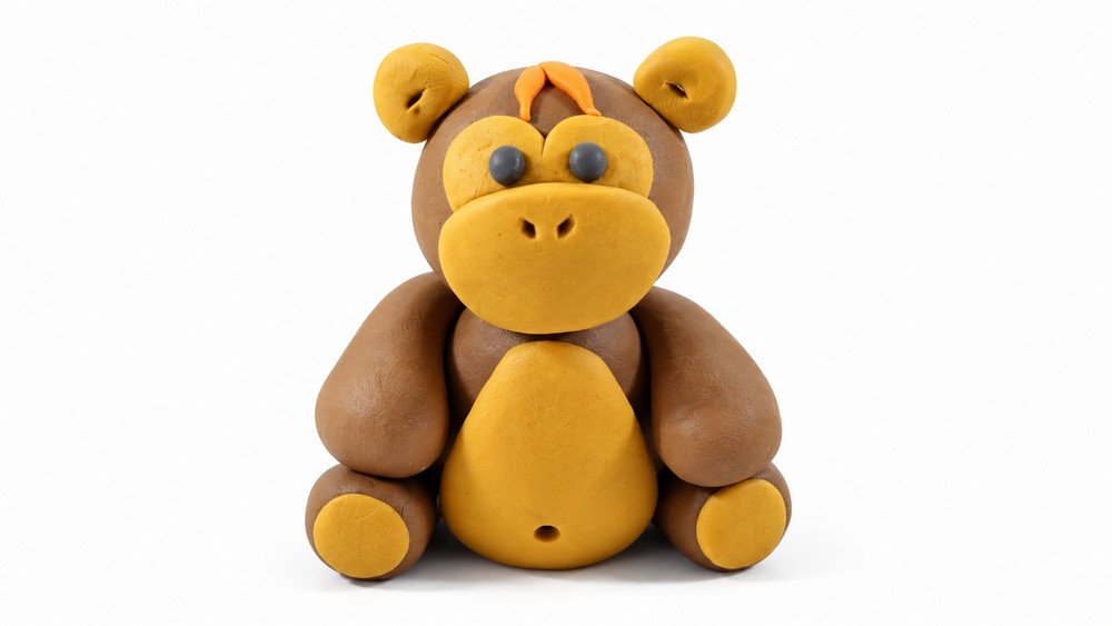 DIY Polymer Clay Monkey Tutorial 6