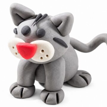 DIY Polymer Clay Cat Tutorial 6