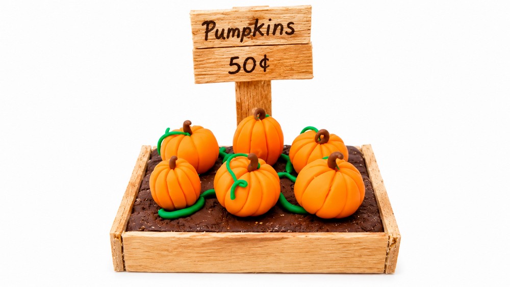 DIY Polymer Clay Fall Pumpkin Patch Tutorial 6