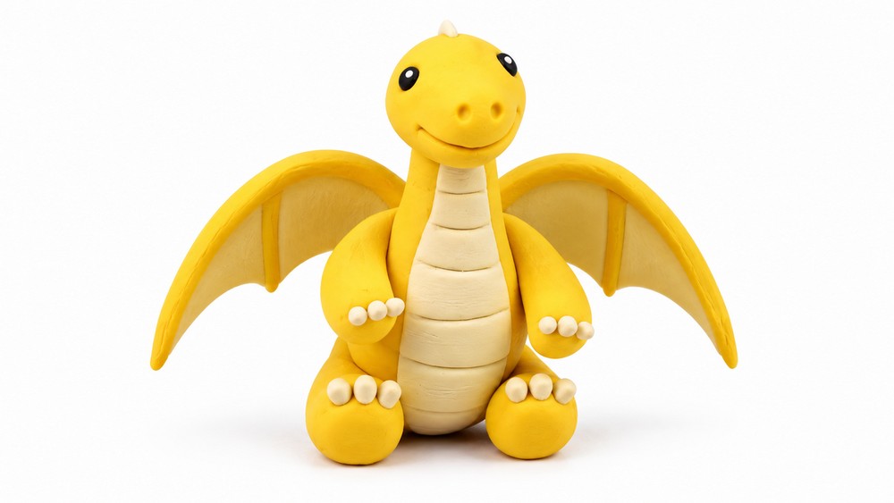 DIY Polymer Clay Mini Dragon Tutorial 6