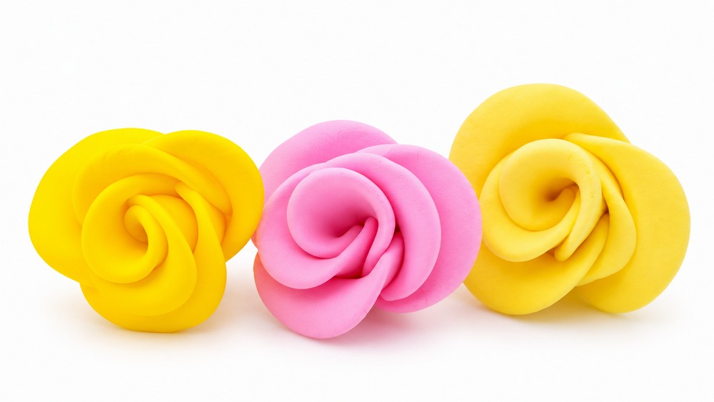 DIY Polymer Clay Rose Pattern 6