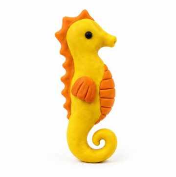 DIY Polymer Clay Mini Seahorse Tutorial 6