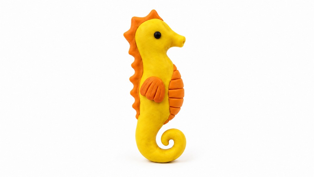 DIY Polymer Clay Mini Seahorse Tutorial 6