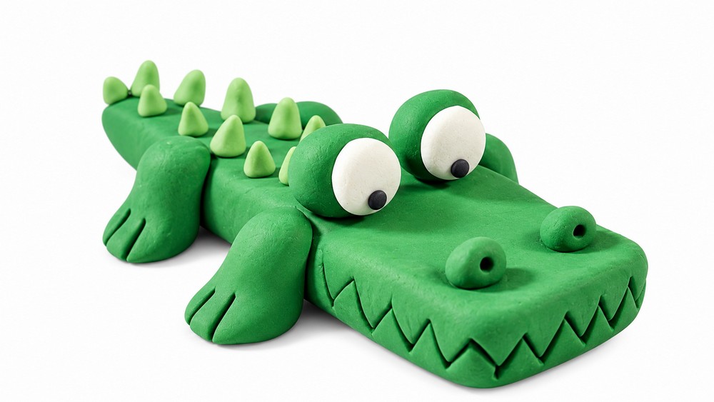 DIY Polymer Clay Crocodile Tutorial 6