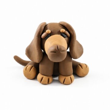 DIY Polymer Clay Cute Dog Tutorial 6