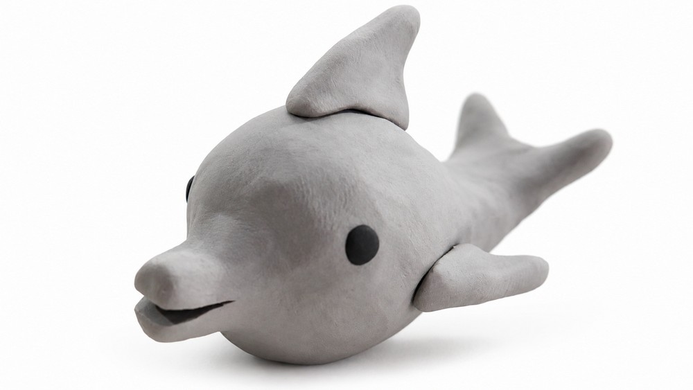 DIY Polymer Clay Dolphin Tutorial 6