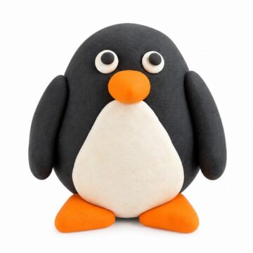 DIY Polymer Clay Penguin Tutorial 6