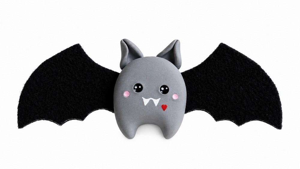 DIY Polymer Clay Bat Pattern 6
