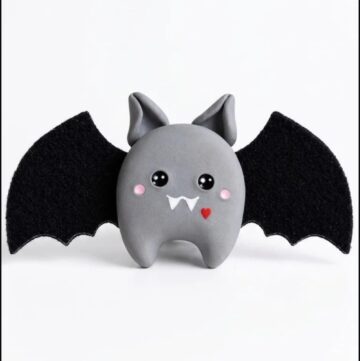 DIY Polymer Clay Bat Pattern 7