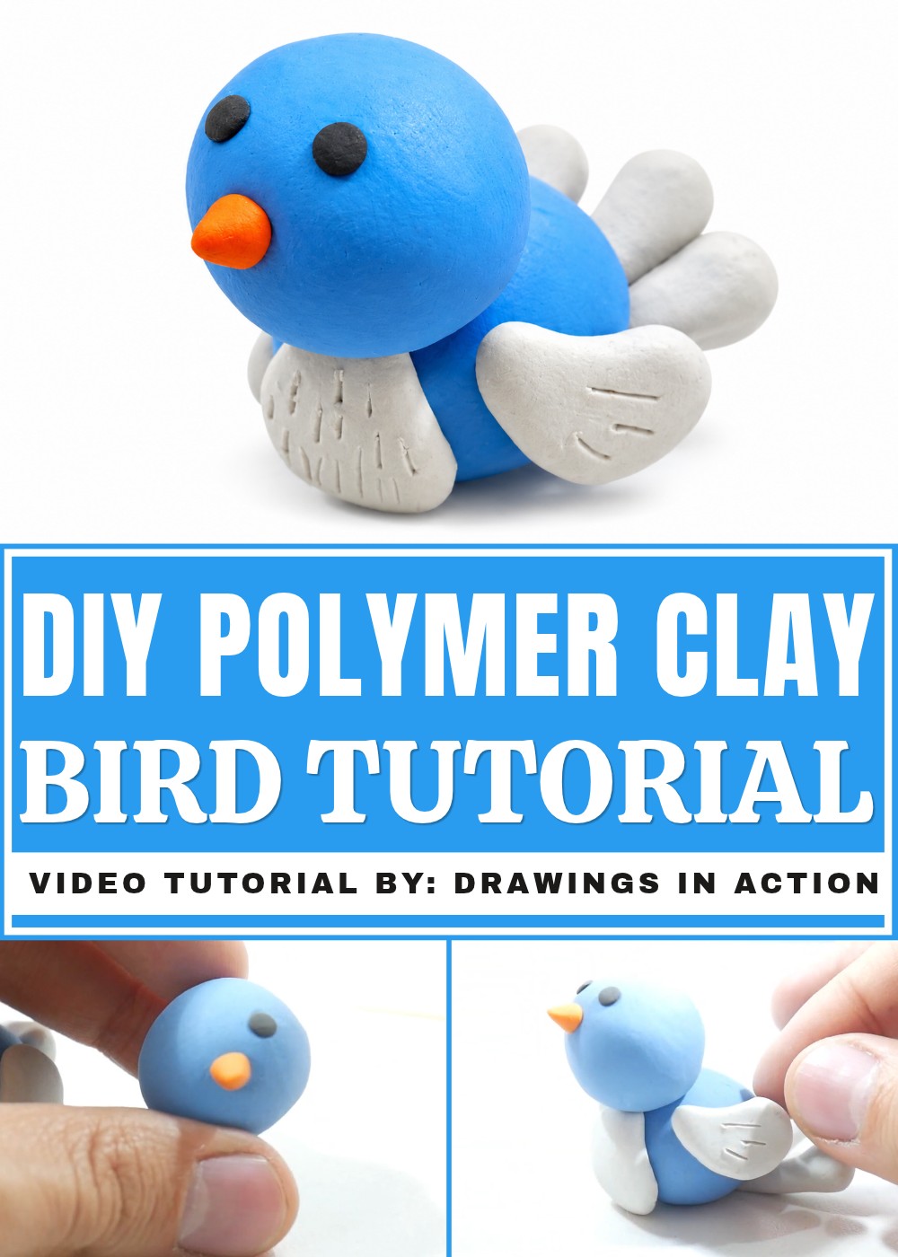 DIY Polymer Clay Bird Tutorial