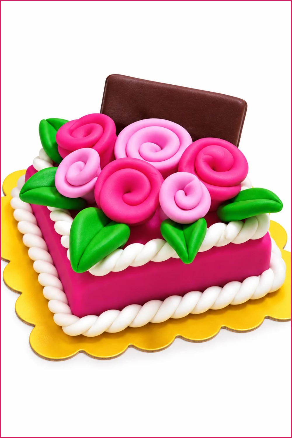 DIY Polymer Clay Cake Pattern 7