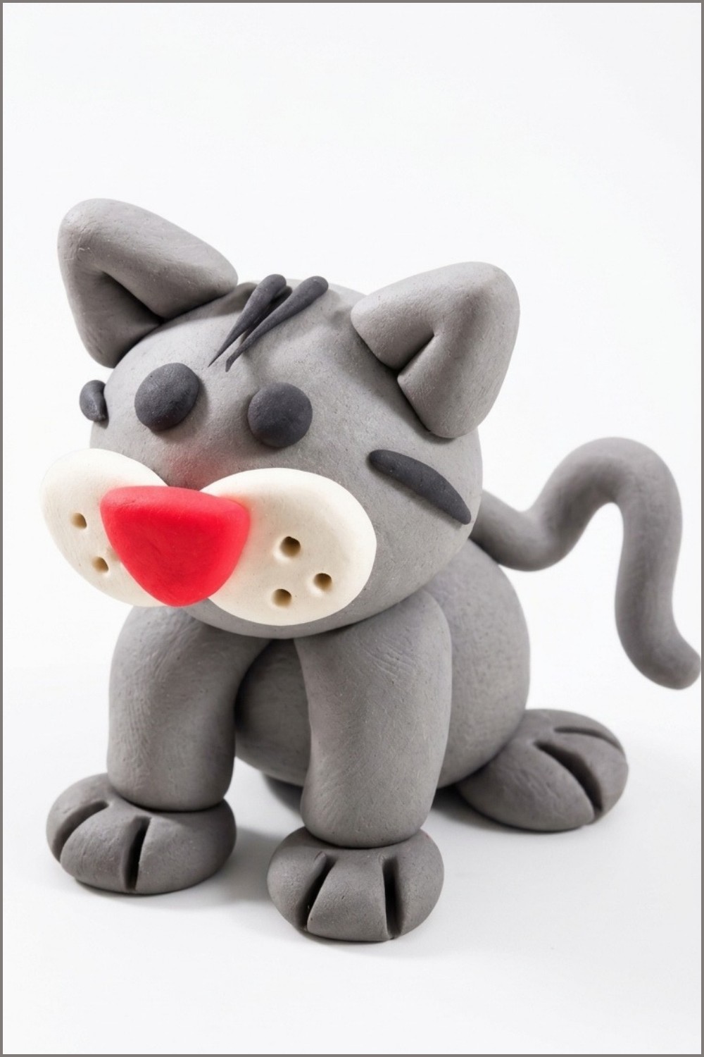 DIY Polymer Clay Cat Tutorial 7