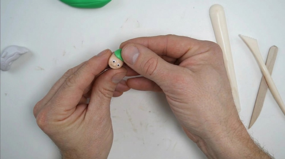 DIY Polymer Clay Christmas Elf Tutorial 2