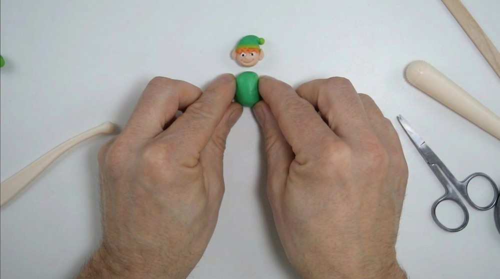 DIY Polymer Clay Christmas Elf Tutorial 3