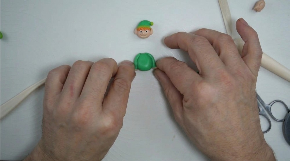 DIY Polymer Clay Christmas Elf Tutorial 4