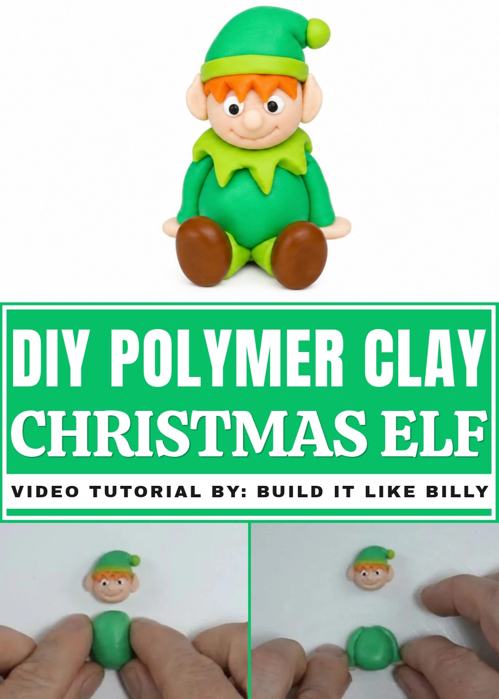 DIY Polymer Clay Christmas Elf Tutorial