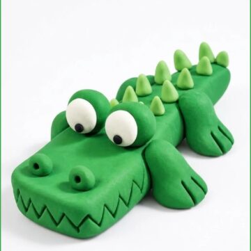 DIY Polymer Clay Crocodile Tutorial 7