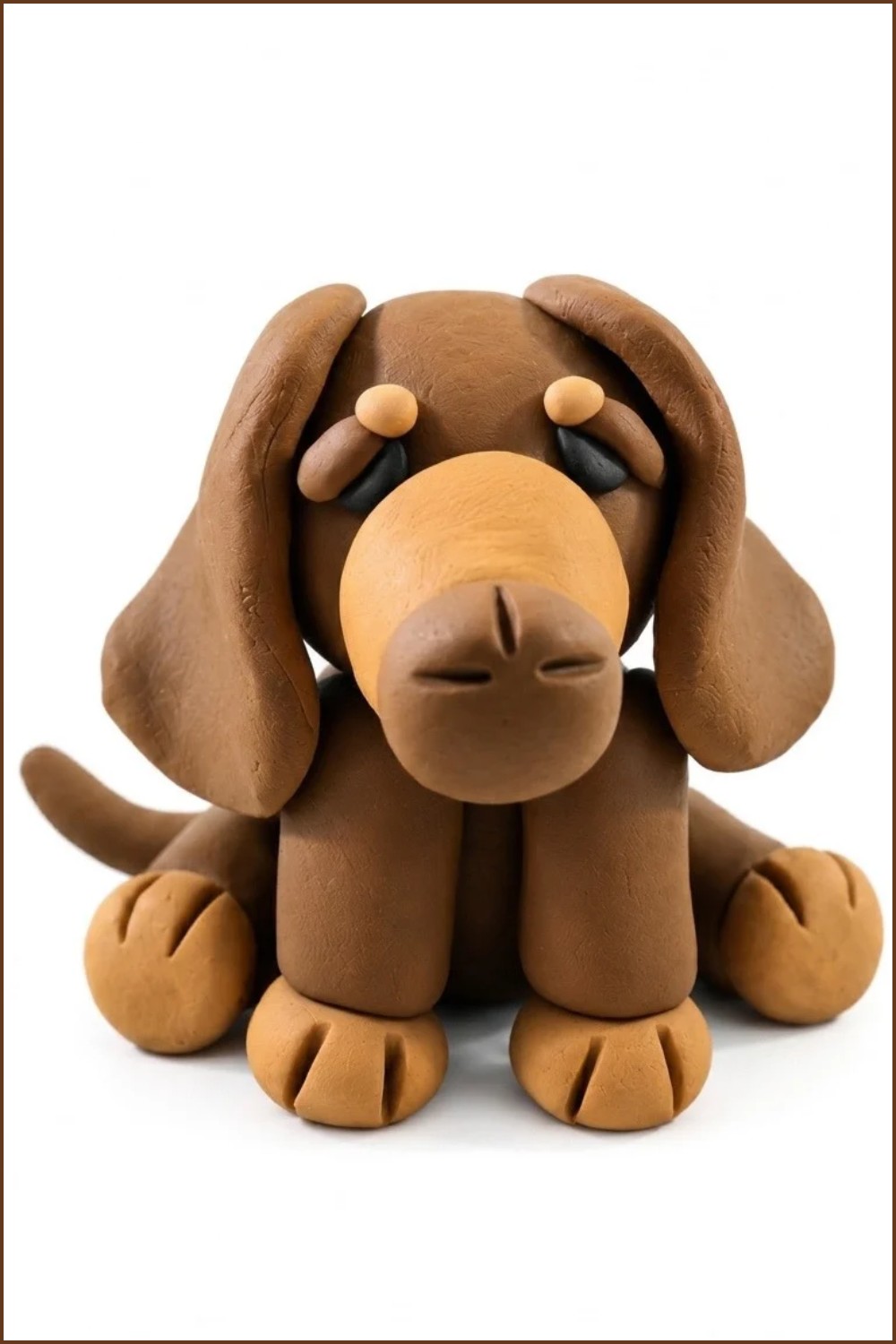 DIY Polymer Clay Cute Dog Tutorial 7