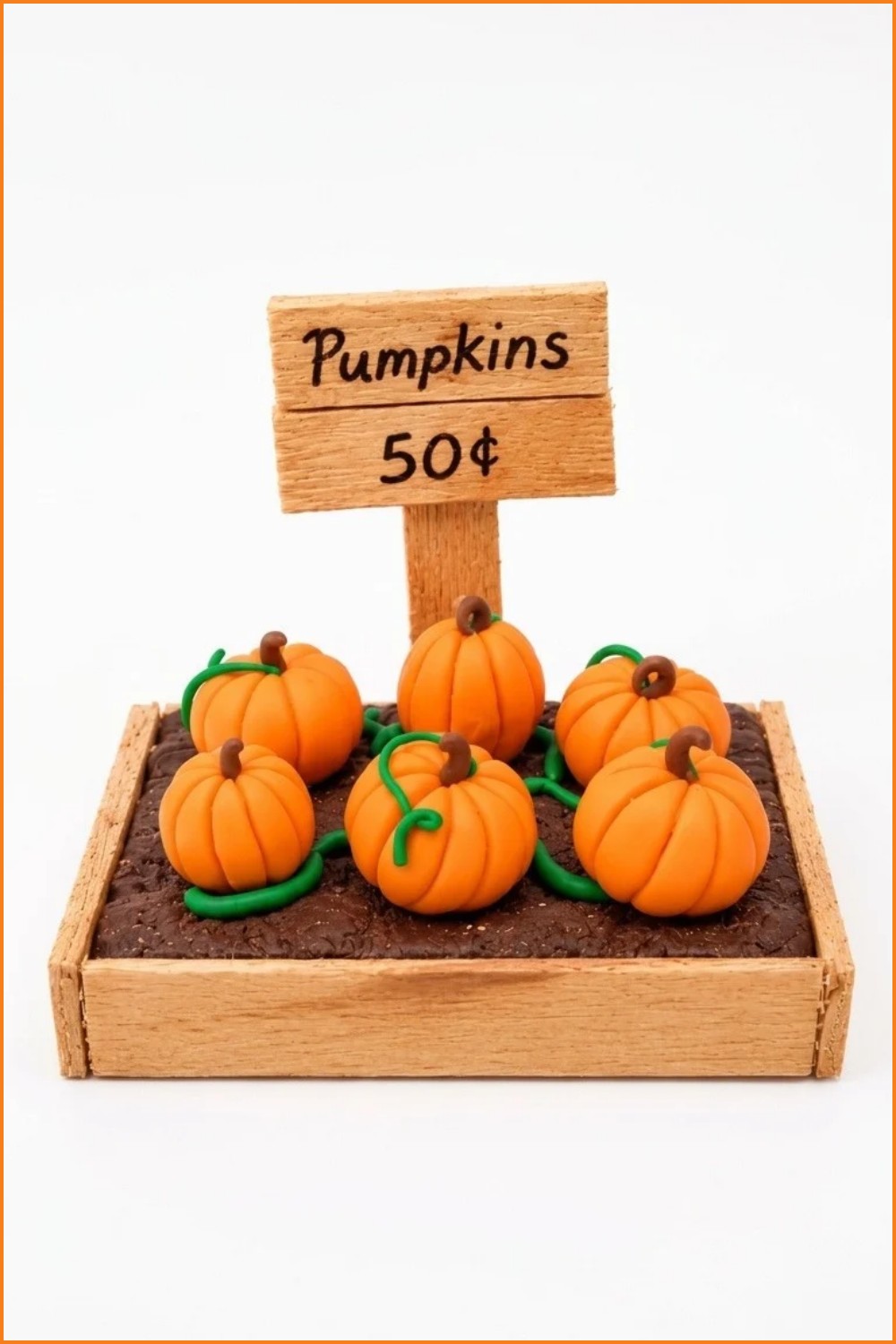 DIY Polymer Clay Fall Pumpkin Patch Tutorial 7