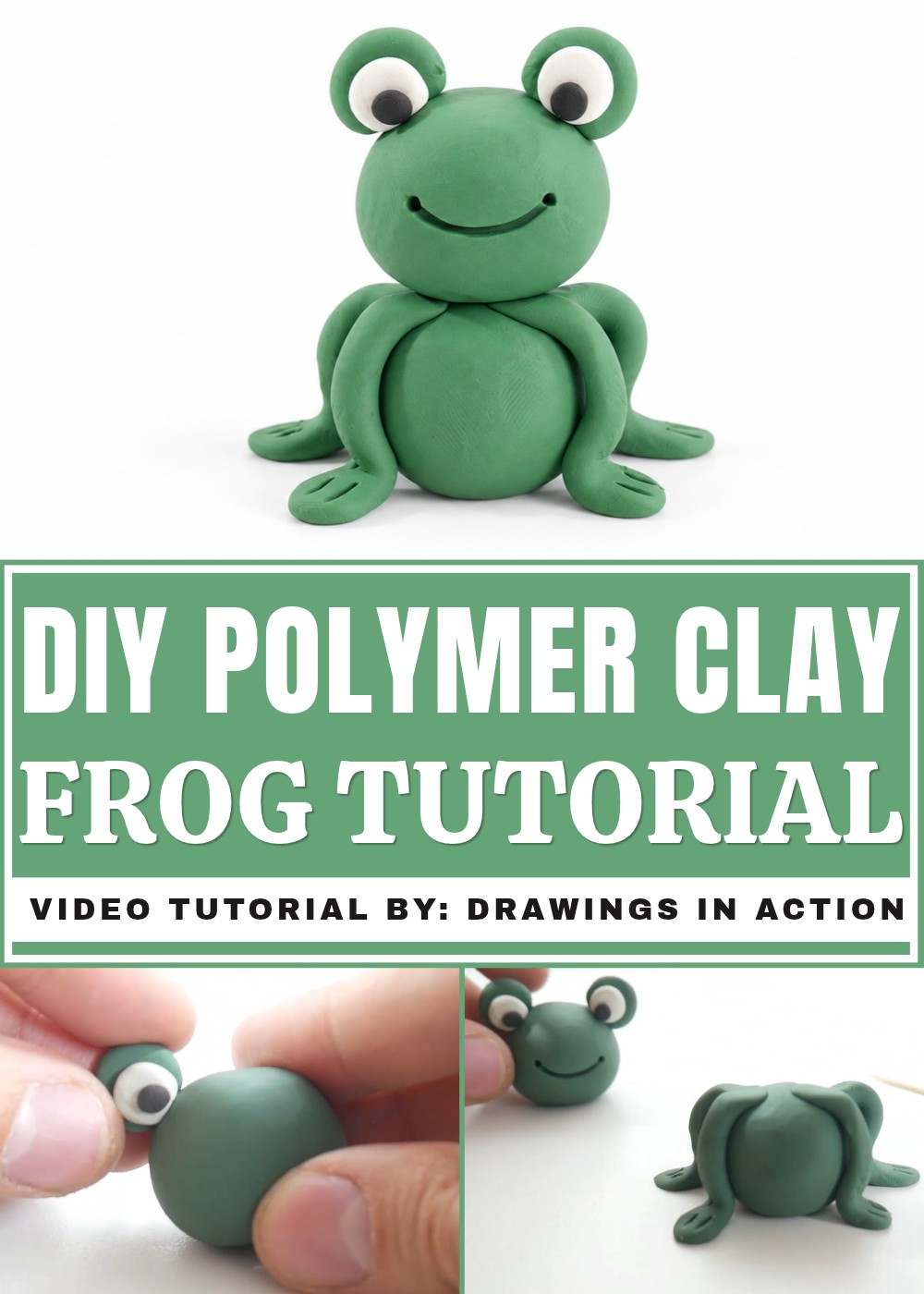 DIY Polymer Clay Frog Tutorial