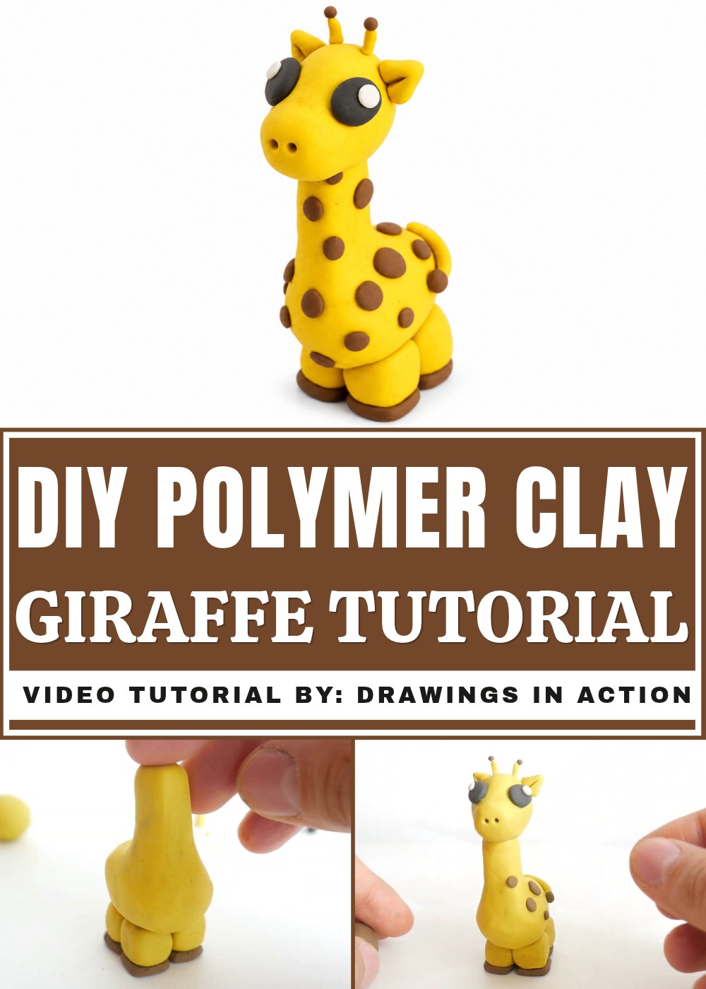 DIY Polymer Clay Giraffe Tutorial