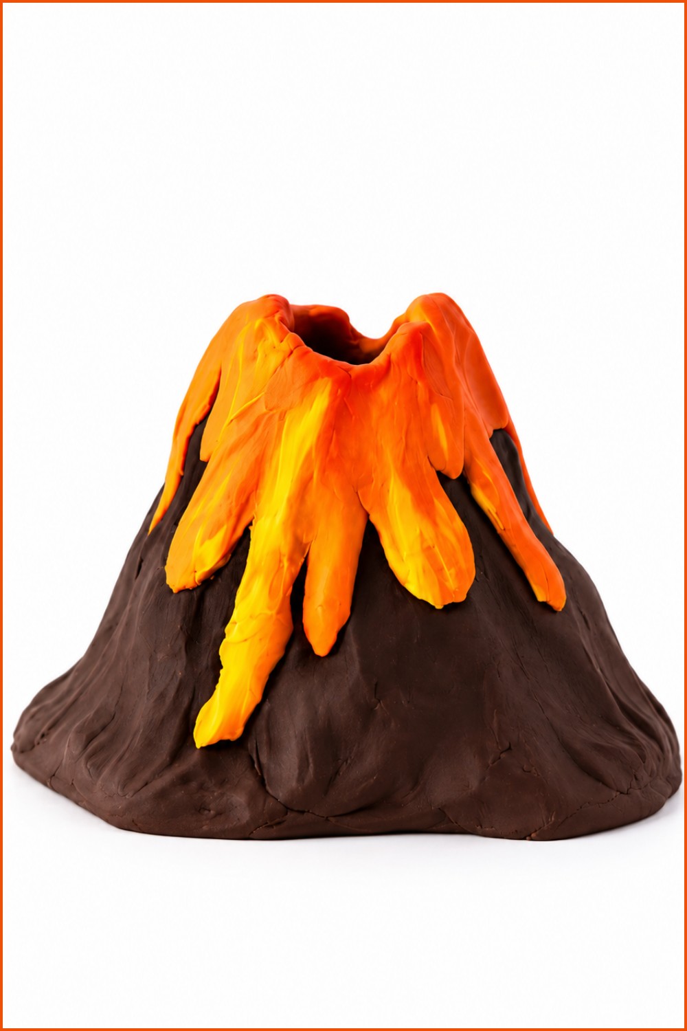 DIY Polymer Clay Glowing Volcano Tutorial 7