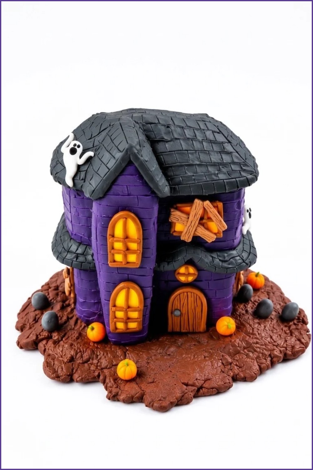 DIY Polymer Clay Haunted House Tutorial 7