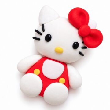 DIY Polymer Clay Hello Kitty Pattern 5
