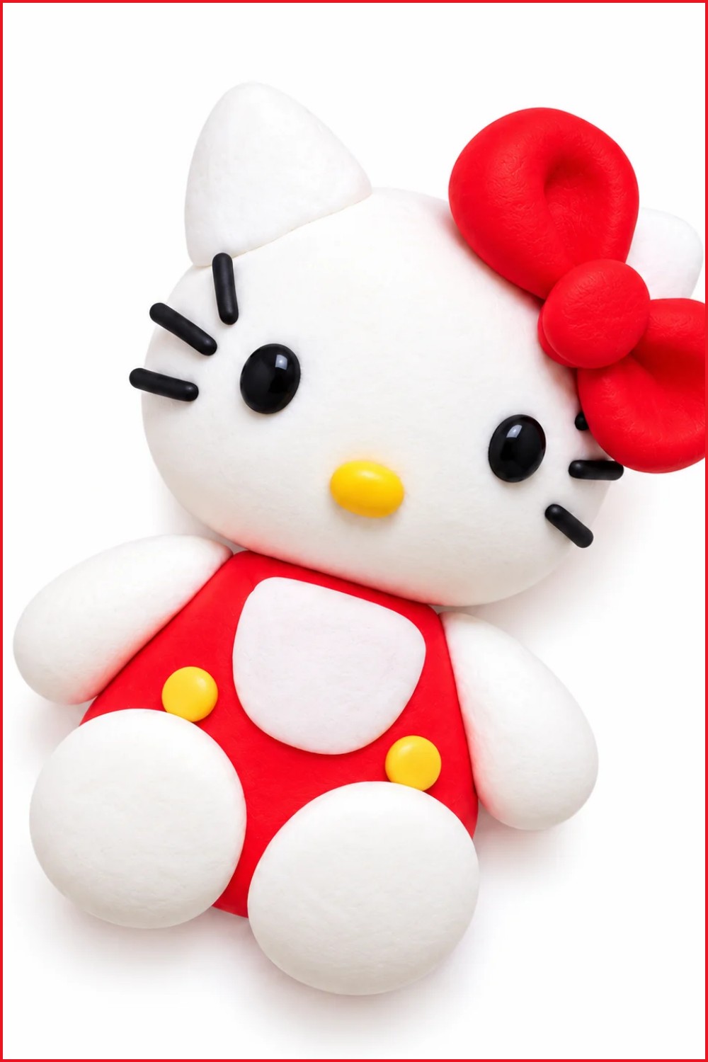 DIY Polymer Clay Hello Kitty Pattern 6