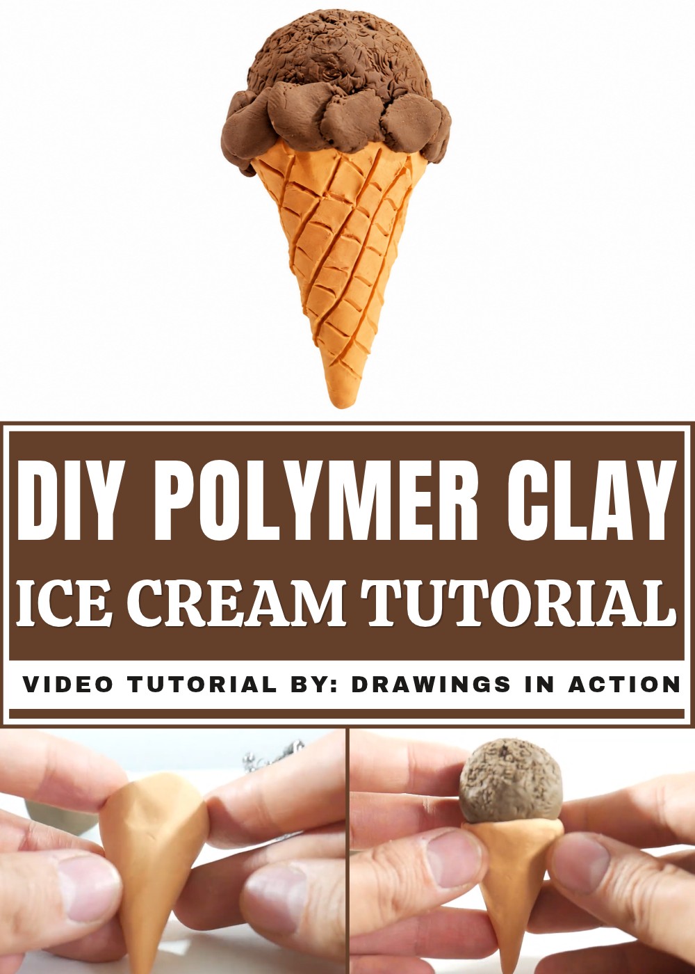DIY Polymer Clay Ice Cream Tutorial