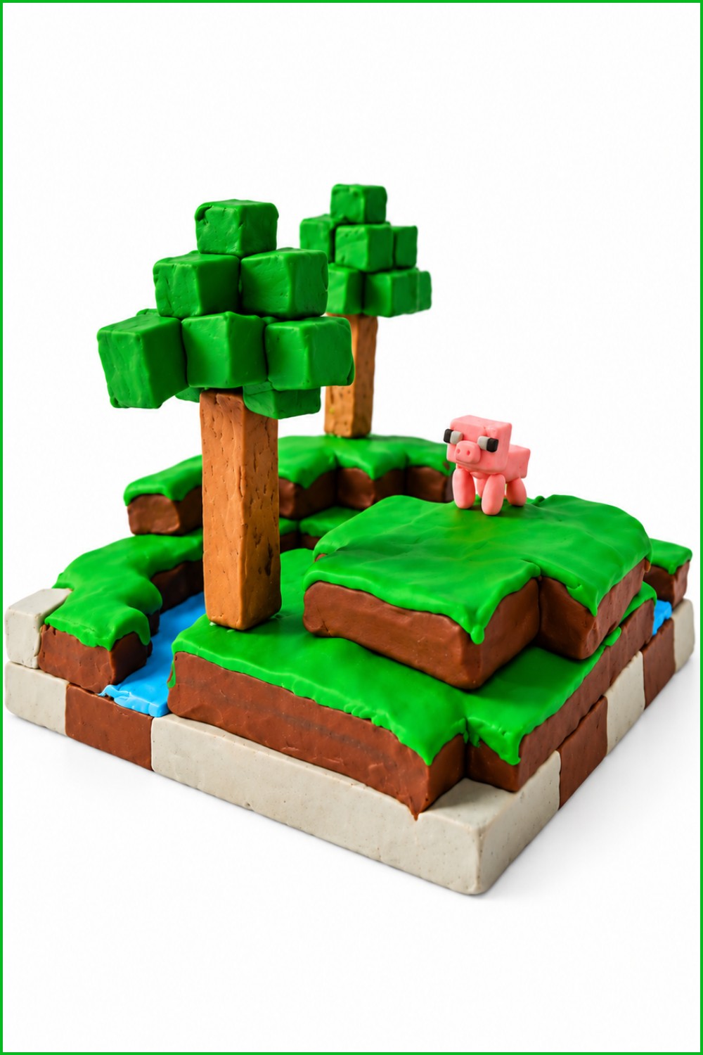 DIY Polymer Clay Minecraft Scenery Tutorial 7