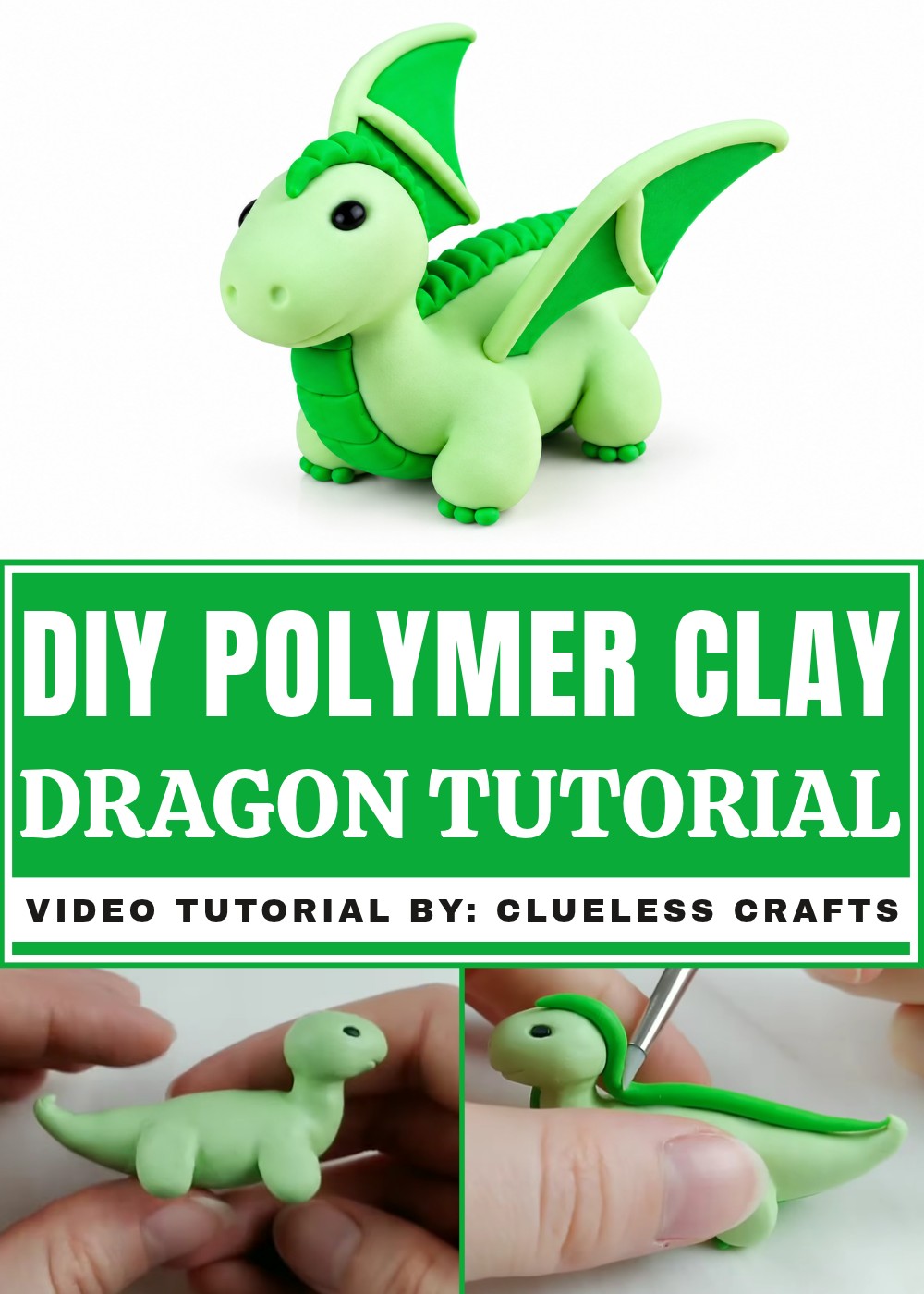 DIY Polymer Clay Mini Dragon Tutorial