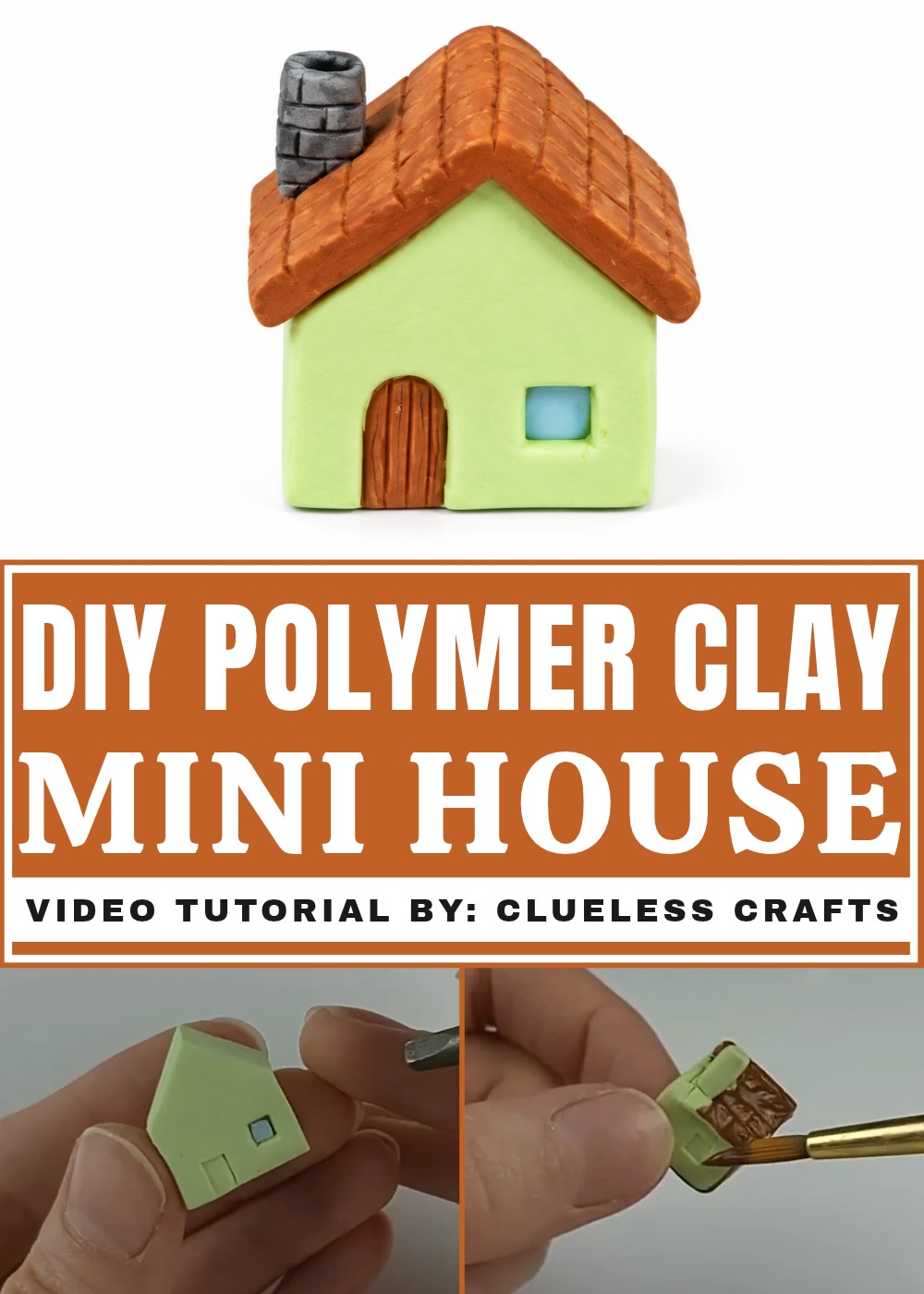 DIY Polymer Clay Mini House Tutorial