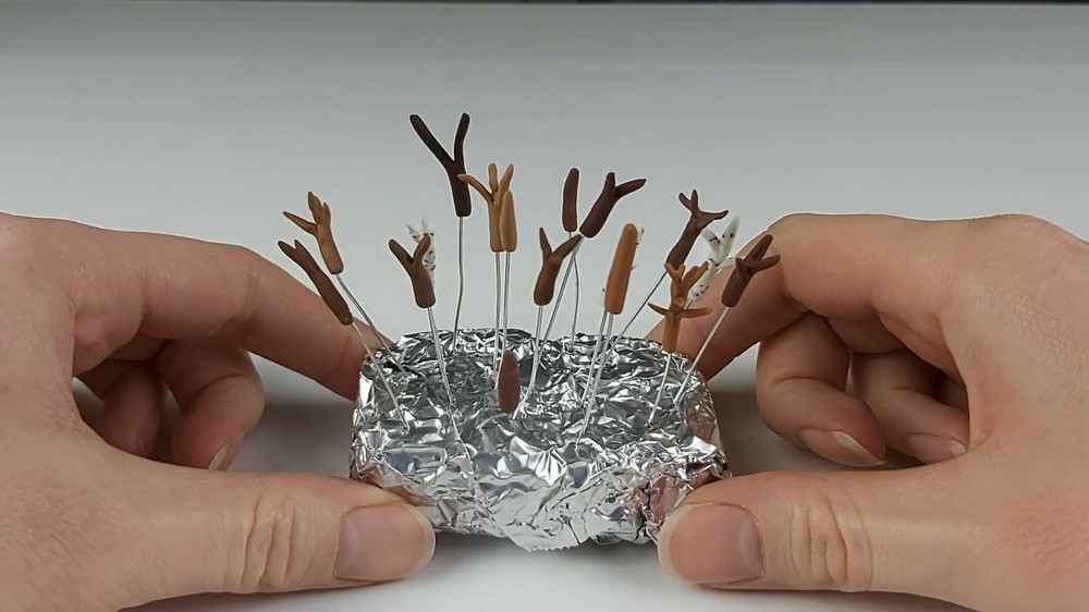 DIY Polymer Clay Mini Trees Tutorial 3