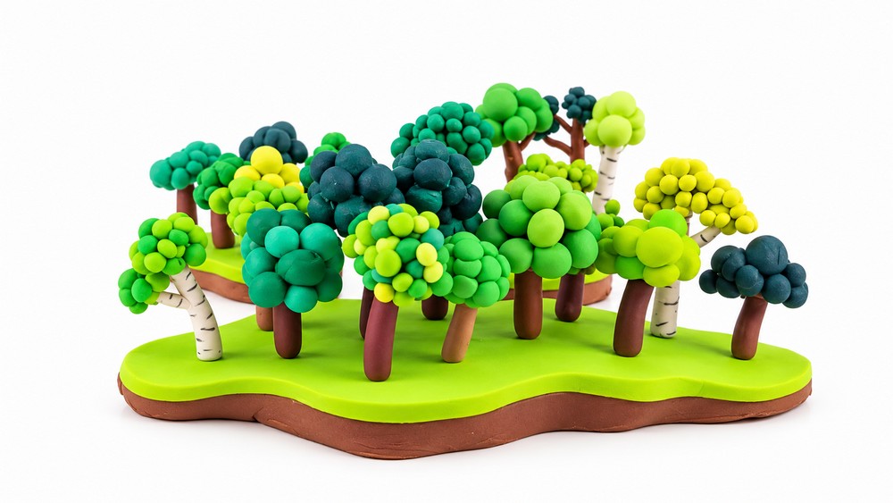 DIY Polymer Clay Mini Trees Tutorial 6