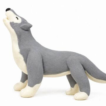 DIY Polymer Clay Mini Wolf Tutorial 6