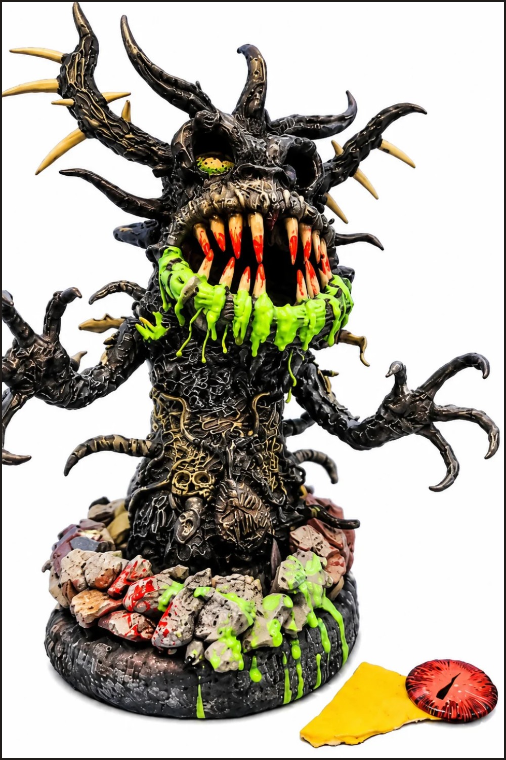 DIY Polymer Clay Monster Incense Burner Pattern 7