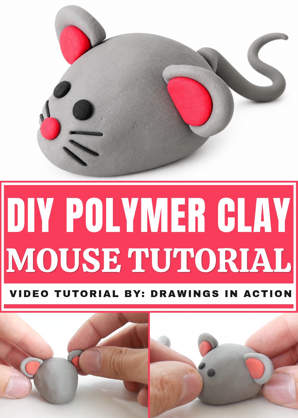 DIY Polymer Clay Mouse Tutorial