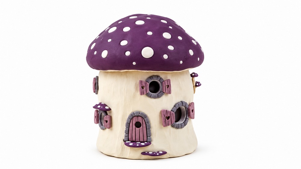 DIY Polymer Clay Mushroom Fairy House Tutorial 6