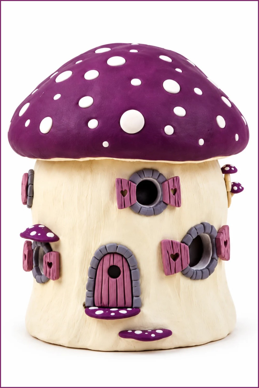 DIY Polymer Clay Mushroom Fairy House Tutorial 7