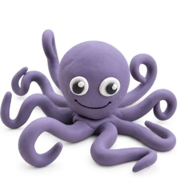 DIY Polymer Clay Octopus Tutorial 7